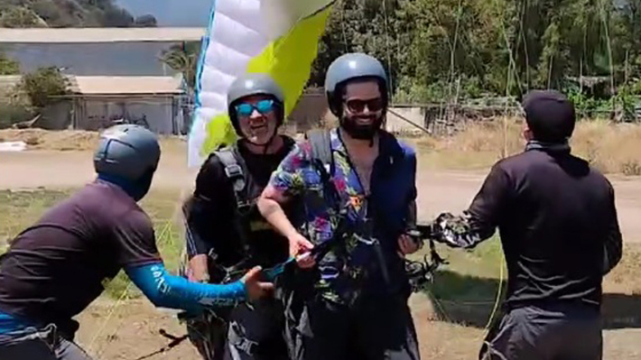 El video del Presidente volando en parapente