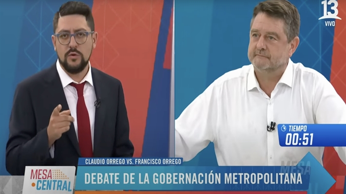 Los Orrego se enfrentan en debate marcado por acusaciones cruzadas